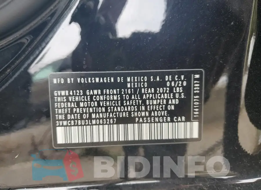 3VWCB7BU3LM063267 Photo# 12
