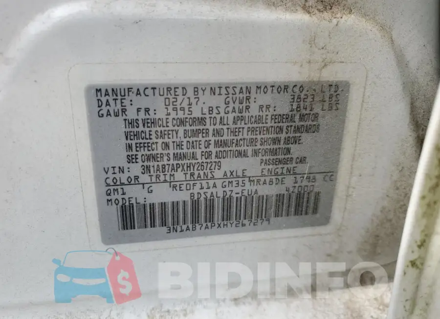 3N1AB7APXHY267279 Photo# 12