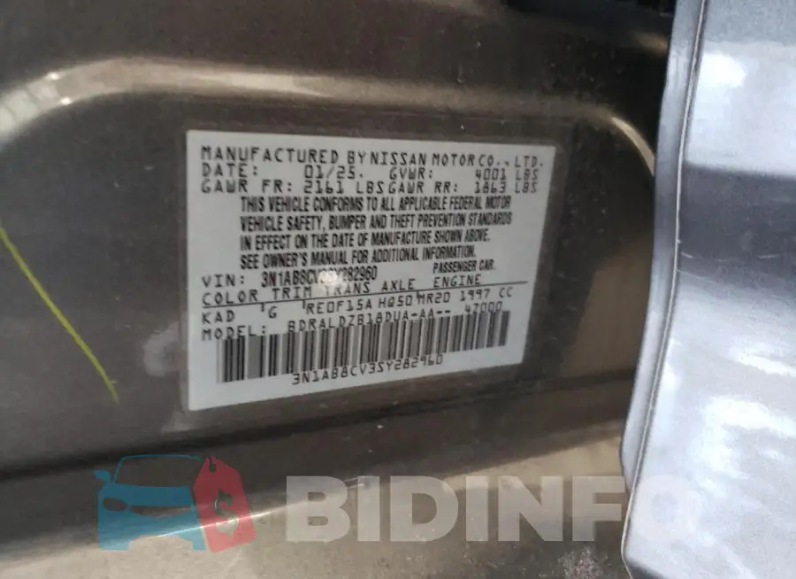 3N1AB8CV3SY282960 Photo# 13