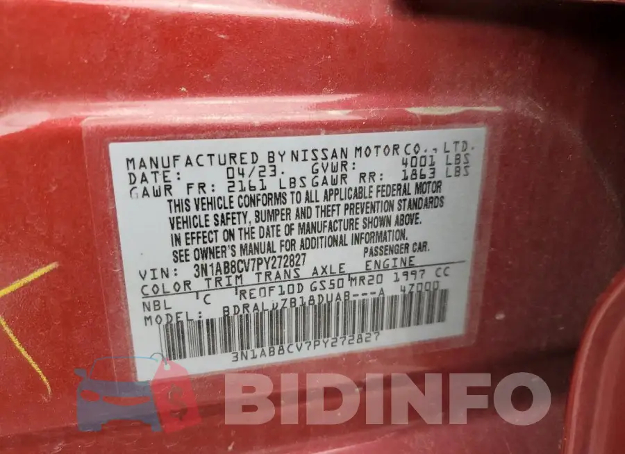 3N1AB8CV7PY272827 Photo# 12