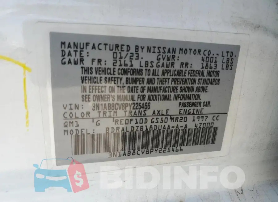 3N1AB8CV8PY225466 Photo# 12