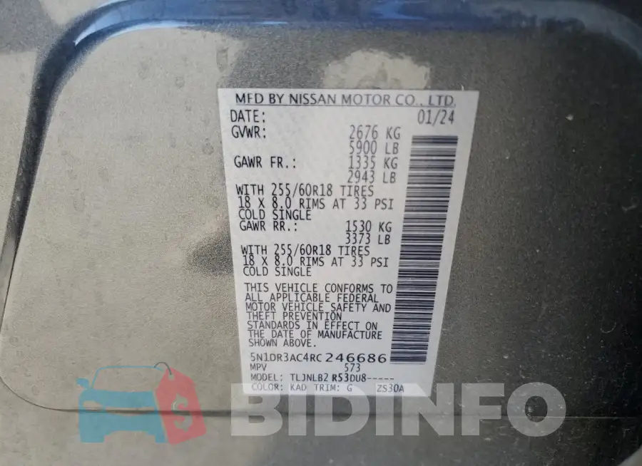 5N1DR3AC4RC246686 Photo# 13