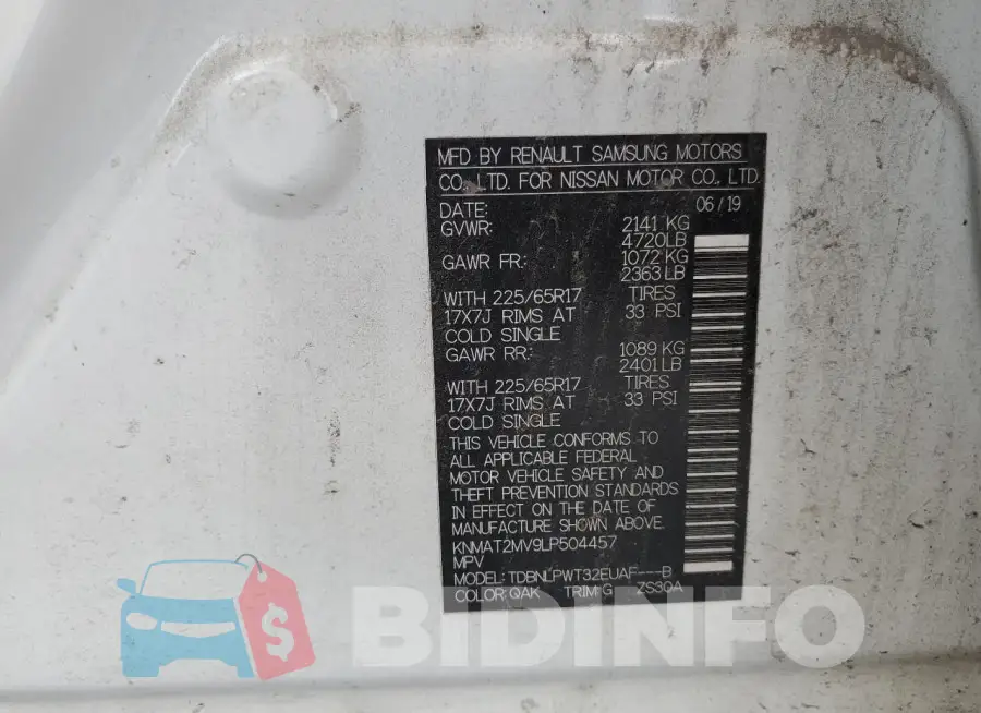 KNMAT2MV9LP504457 Photo# 13