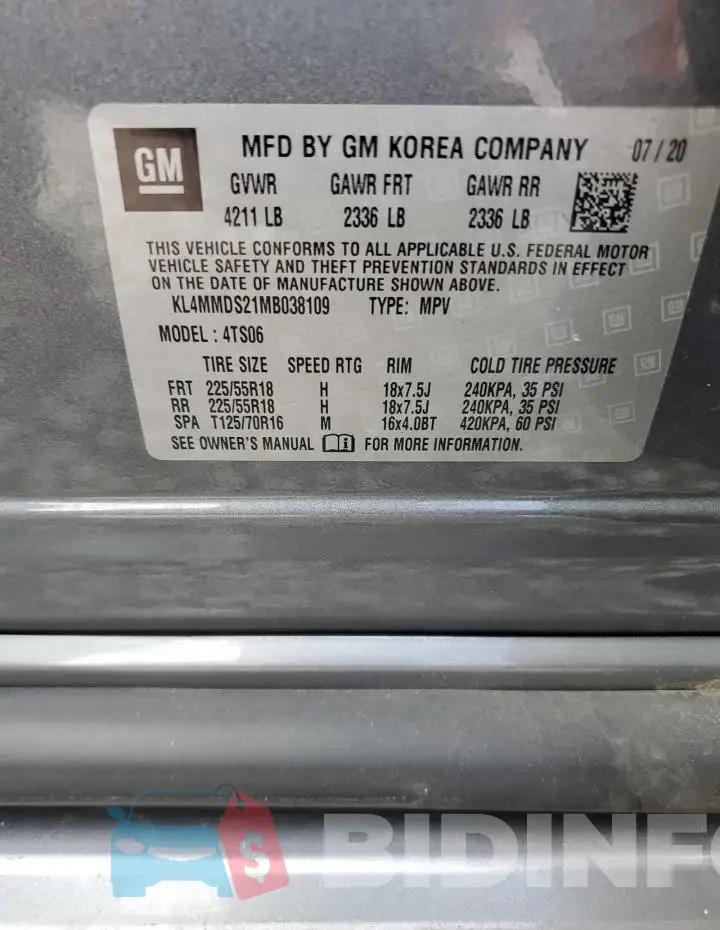 KL4MMDS21MB038109 Photo# 13
