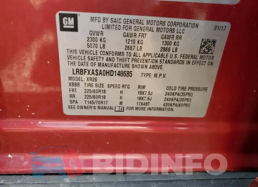 LRBFXASA0HD148685 Photo# 12