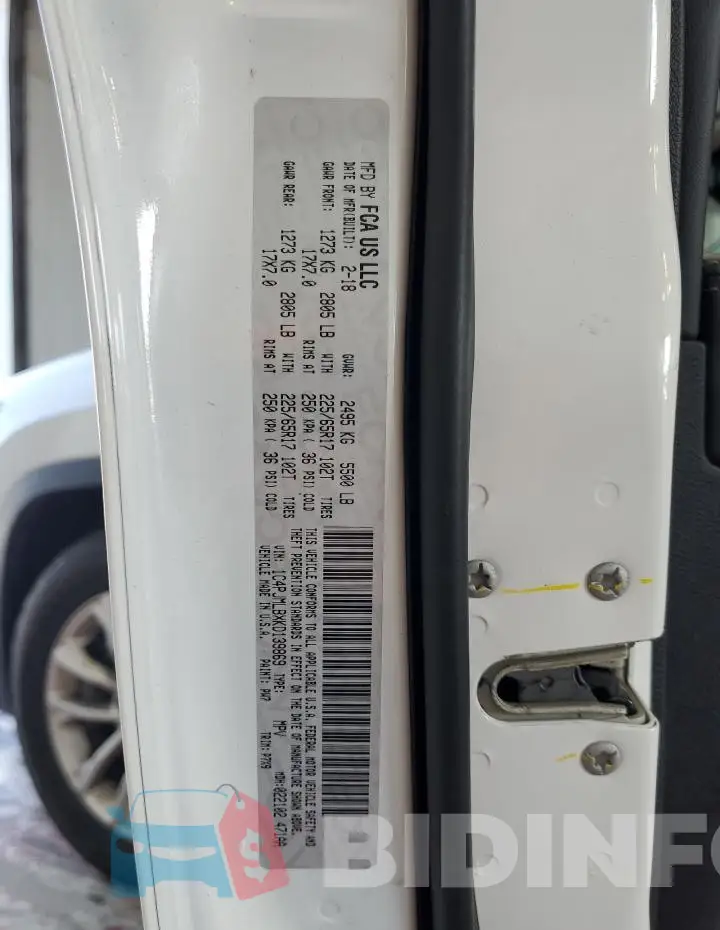 1C4PJMLBXKD139869 Photo# 13
