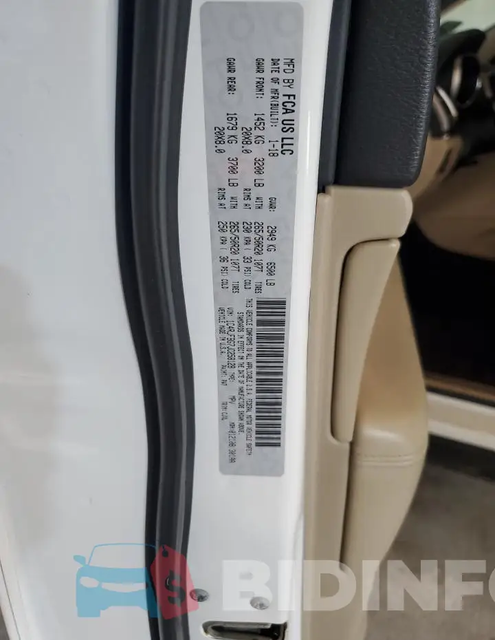 1C4RJFBG7JC258128 Photo# 12