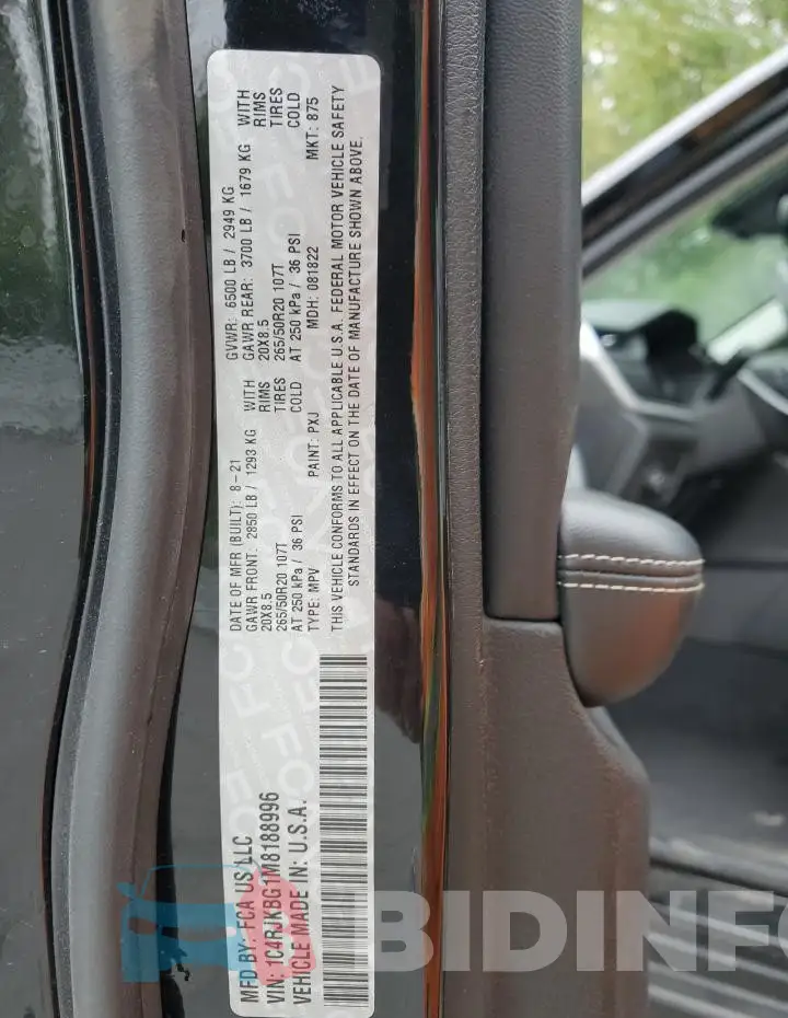 1C4RJKBG1M8188996 Photo# 14