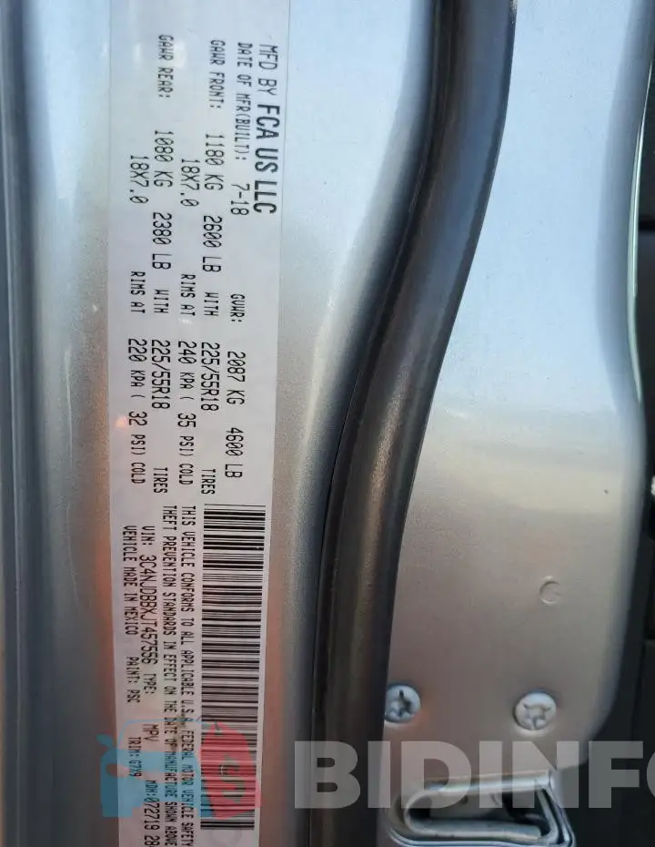3C4NJDBBXJT457556 Photo# 13