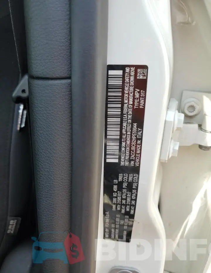 ZACCJBCB2HPE59944 Photo# 12