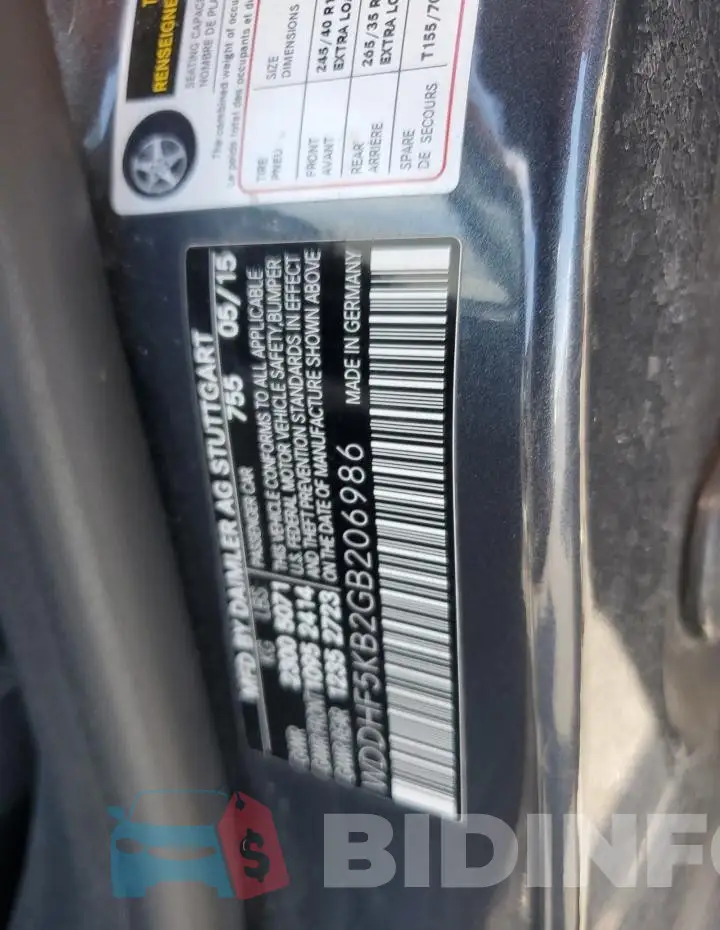 WDDHF5KB2GB206986 Photo# 12
