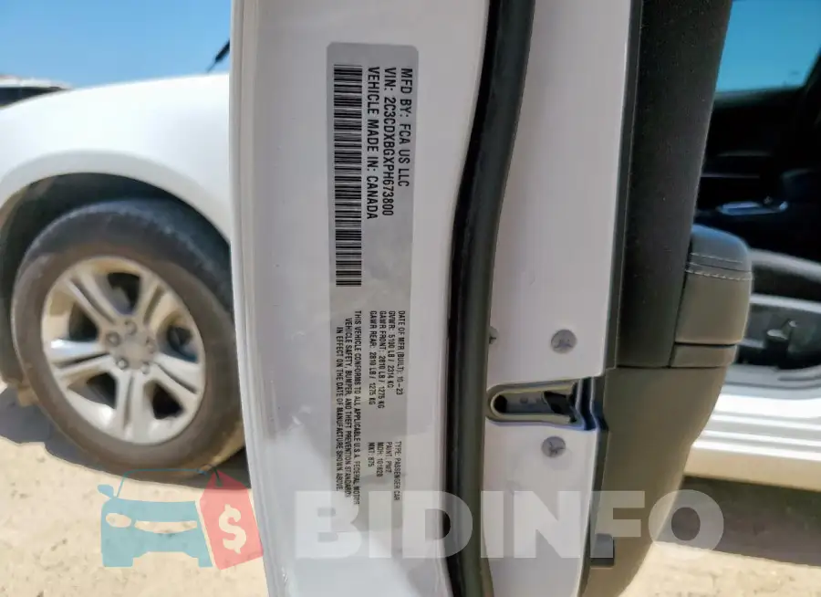 2C3CDXBGXPH673800 Photo# 13