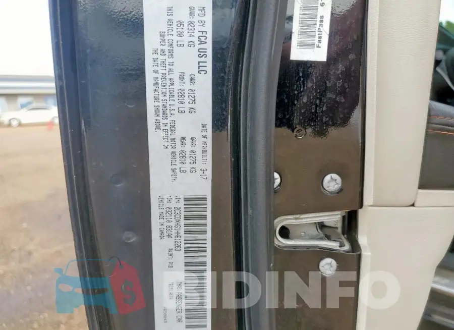 2C3CDXHG1HH612263 Photo# 12