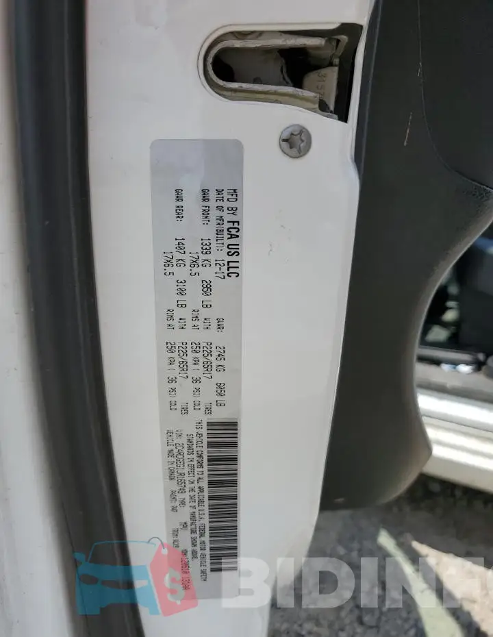 2C4RDGEG1JR165749 Photo# 13