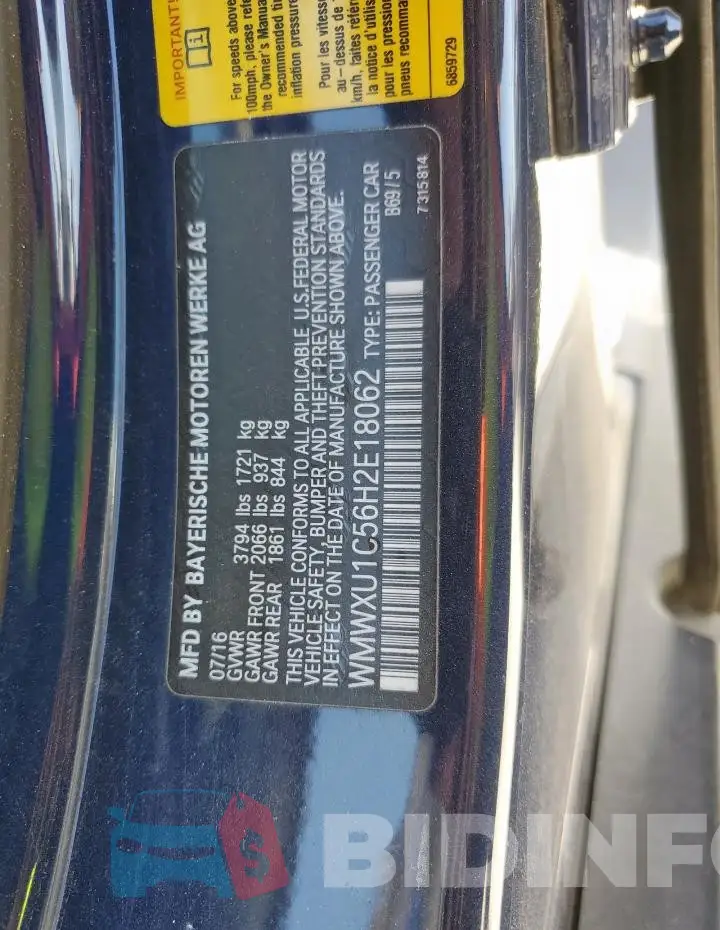 WMWXU1C56H2E18062 Photo# 12
