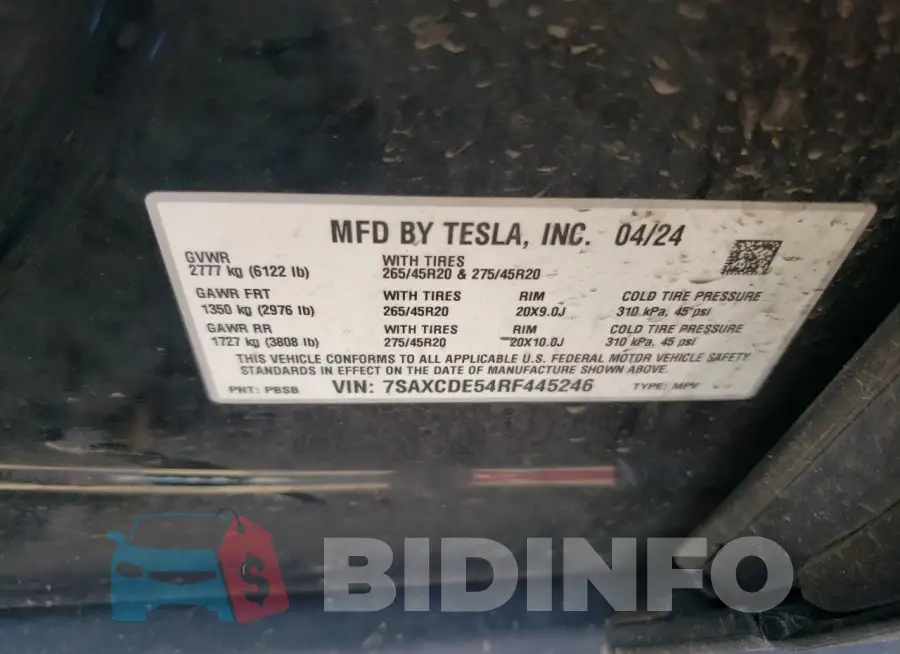 7SAXCDE54RF445246 Photo# 13