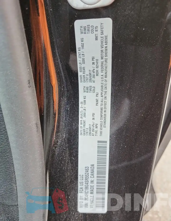 2C4RC1BG4SR552463 Photo# 13