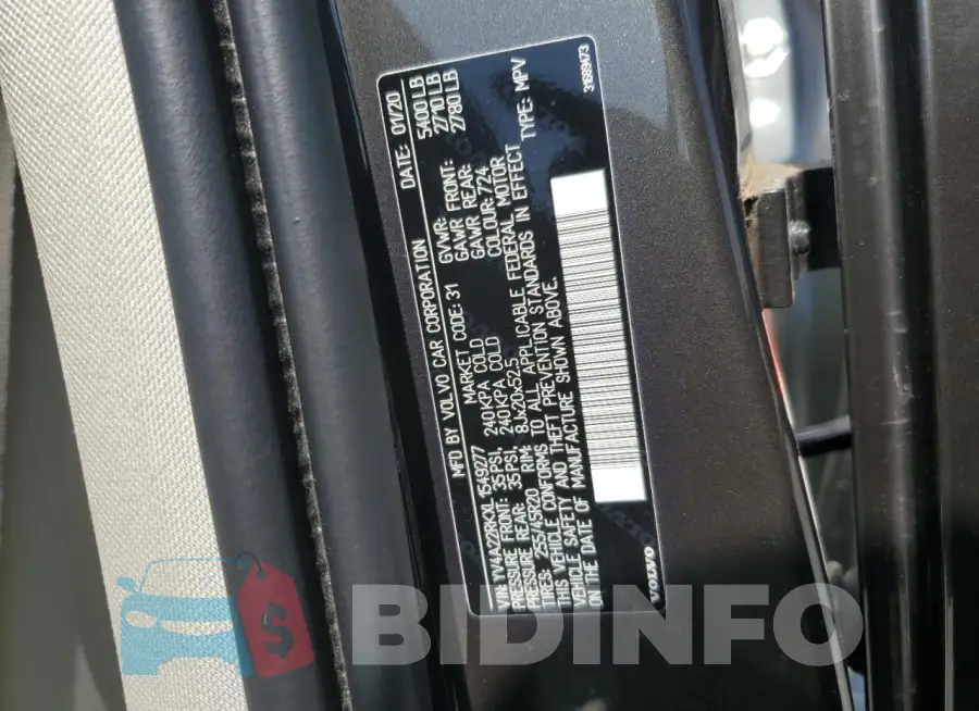 YV4A22RKXL1549277 Photo# 12