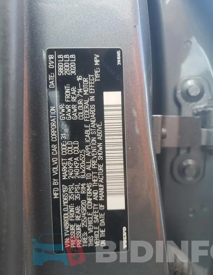YV4BR0DL0J1065197 Photo# 13