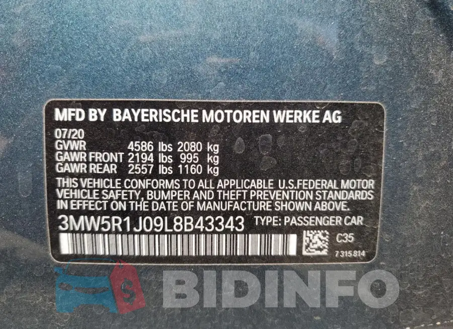 3MW5R1J09L8B43343 Photo# 13