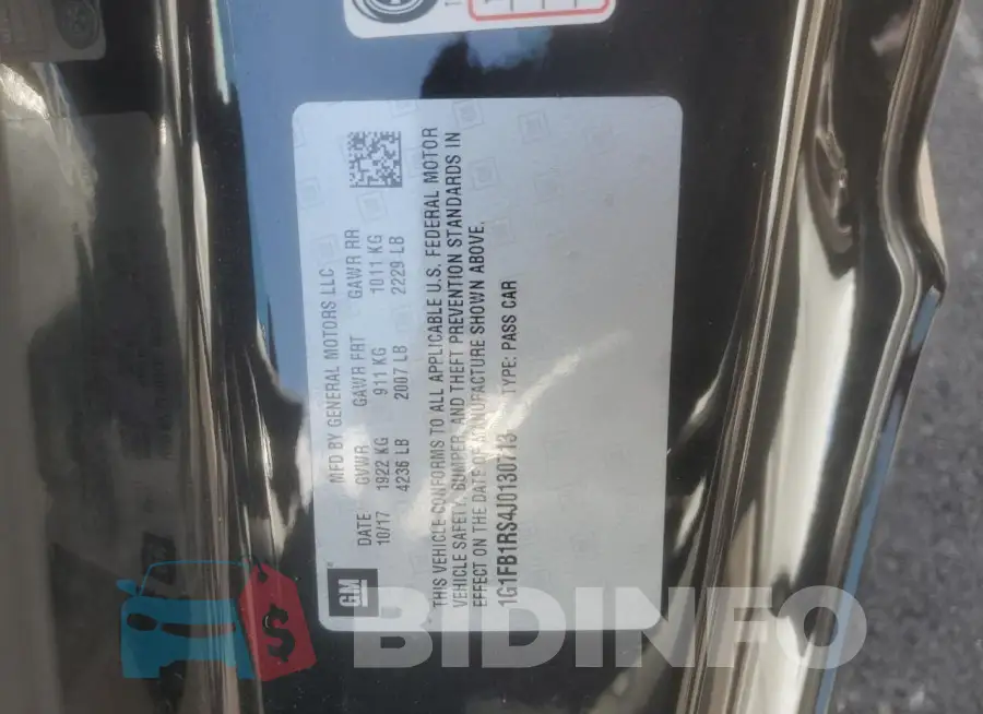 1G1FB1RS4J0130713 Photo# 12