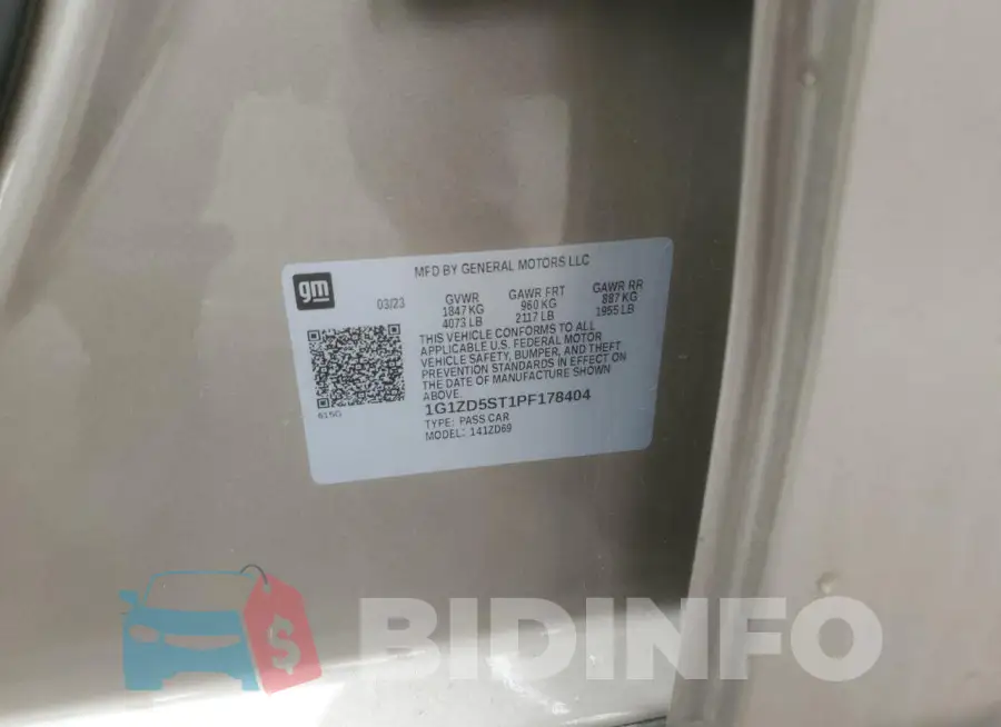 1G1ZD5ST1PF178404 Photo# 12