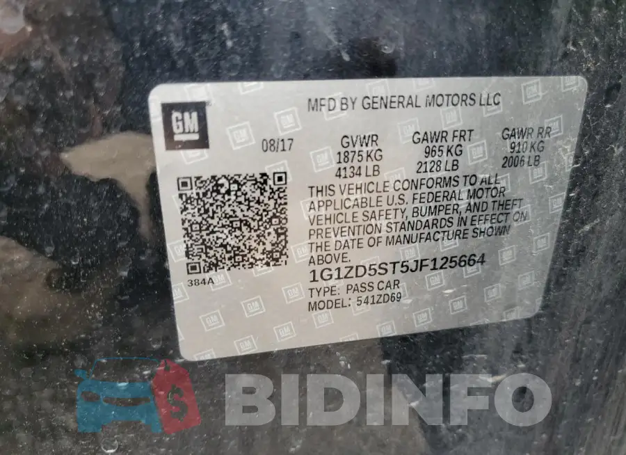 1G1ZD5ST5JF125664 Photo# 12