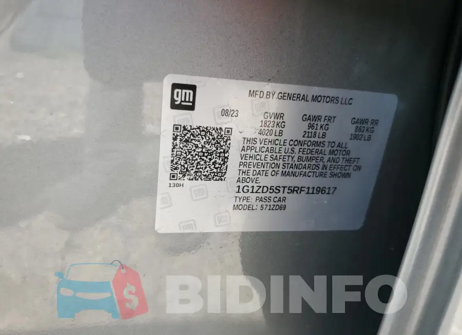 1G1ZD5ST5RF119617 Photo# 12