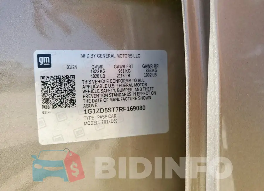1G1ZD5ST7RF169080 Photo# 13