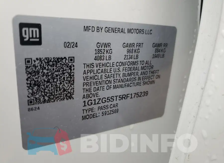1G1ZG5ST5RF175239 Photo# 12