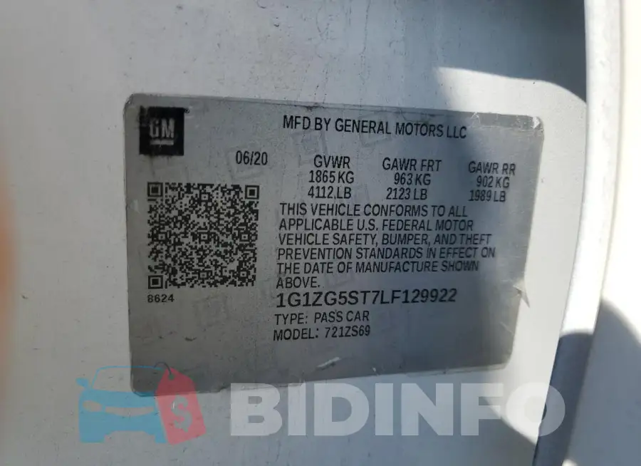 1G1ZG5ST7LF129922 Photo# 12