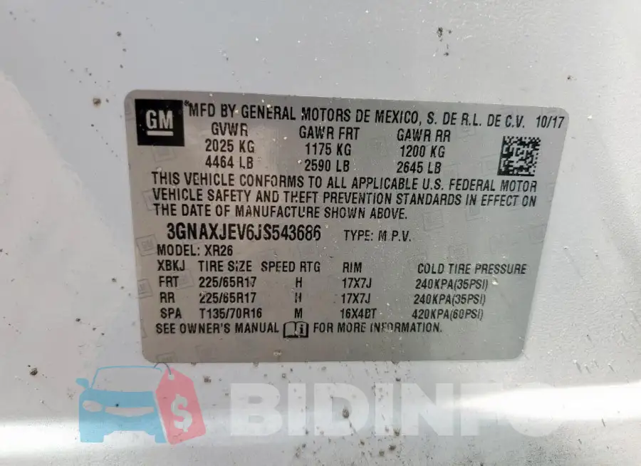 3GNAXJEV6JS543686 Photo# 13