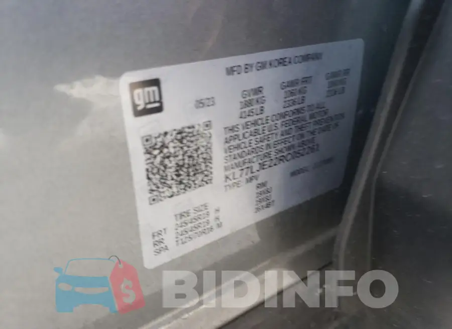 KL77LJE22RC052261 Photo# 13
