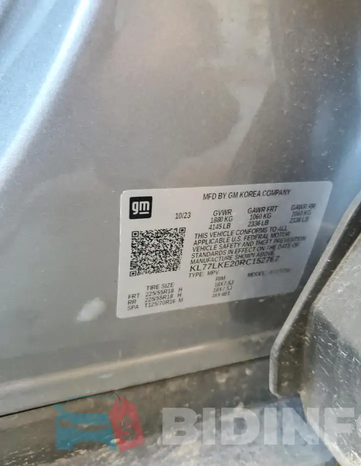 KL77LKE20RC152767 Photo# 12