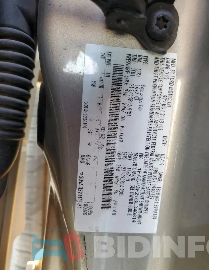 1FADP3F21GL340814 Photo# 12