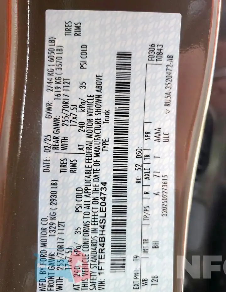 1FTER4BH4SLE04734 Photo# 13