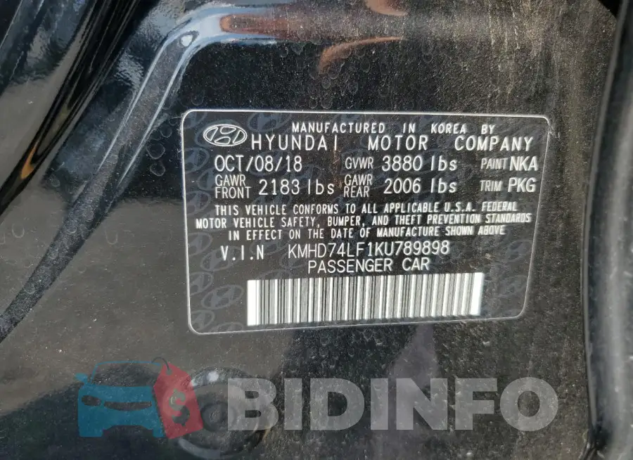 KMHD74LF1KU789898 Photo# 12