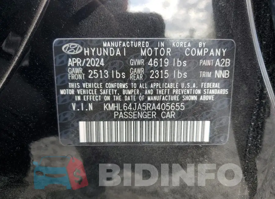 KMHL64JA5RA405655 Photo# 13