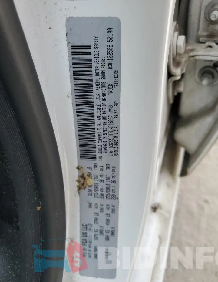 1C6RREBT7LN210837 Photo# 12