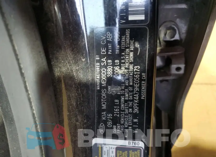 3KPFK4A79HE056173 Photo# 13