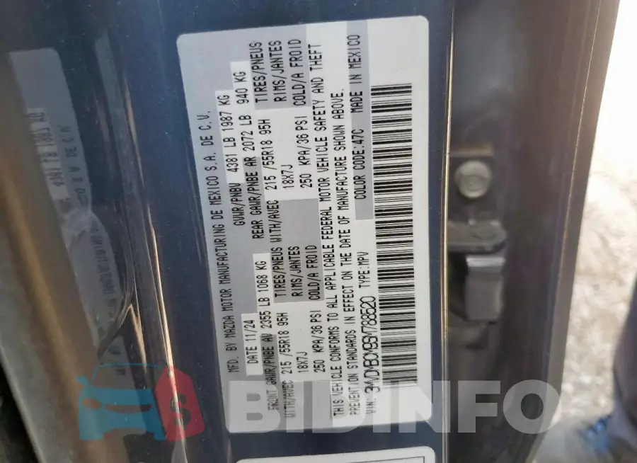 3MVDMBCM9SM788520 Photo# 14