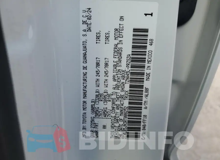 3TYLB5JN3RT008252 Photo# 12