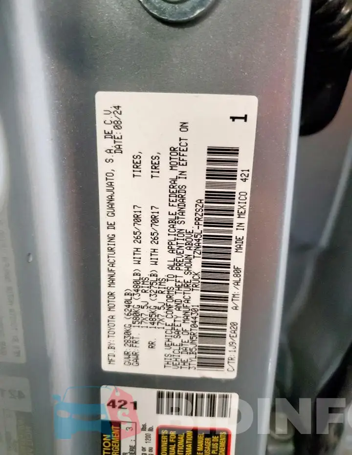 3TYLB5JN5RT044301 Photo# 12