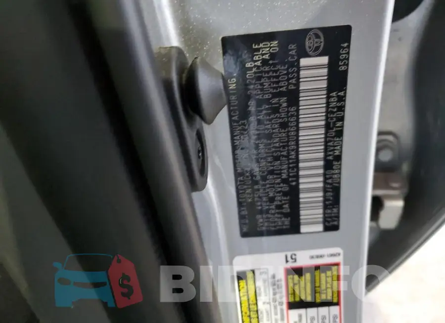 4T1C11AK9RU866636 Photo# 12