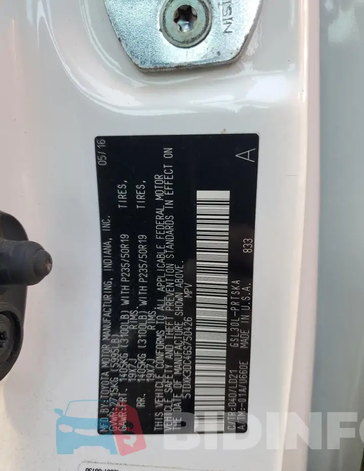 5TDXK3DC4GS750426 Photo# 13