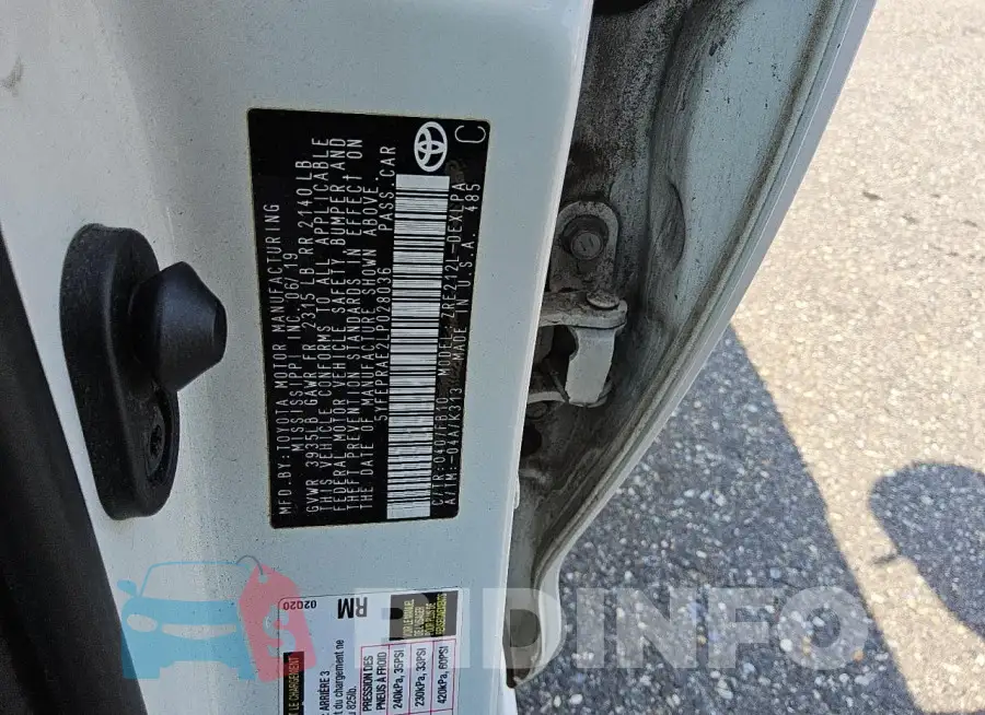 5YFEPRAE2LP028036 Photo# 12