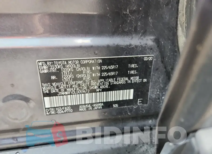 JTMRWRFV2LD059612 Photo# 14