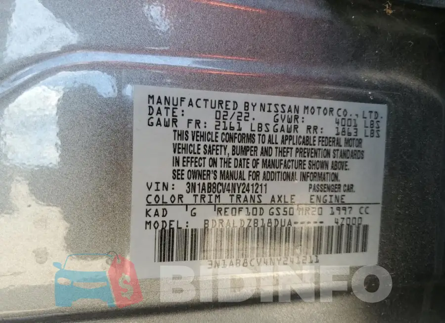 3N1AB8CV4NY241211 Photo# 13