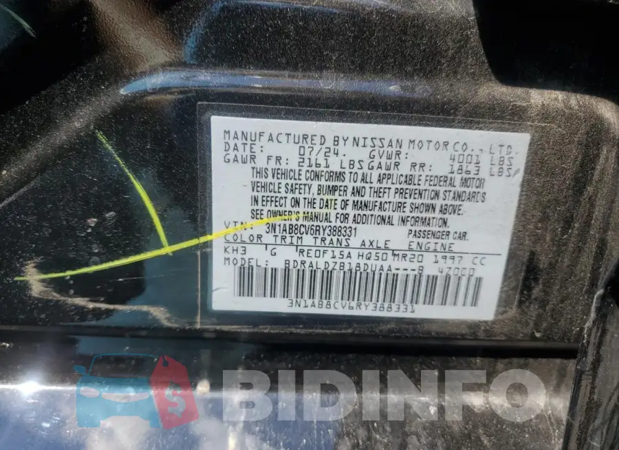 3N1AB8CV6RY388331 Photo# 13