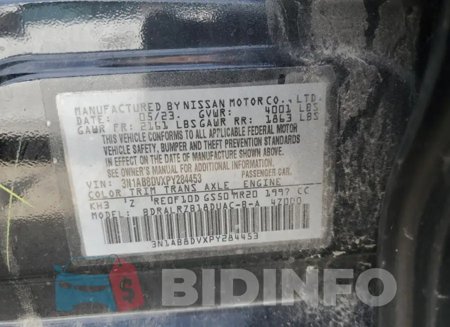 3N1AB8DVXPY284453 Photo# 12